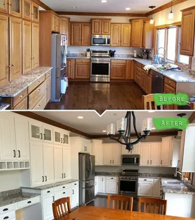 Kitchen Cabinet Refinishing